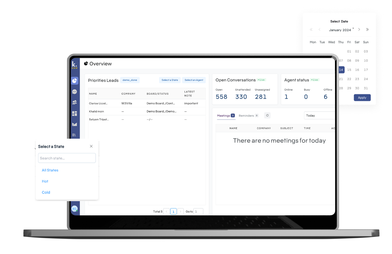 HR Dashboard UI